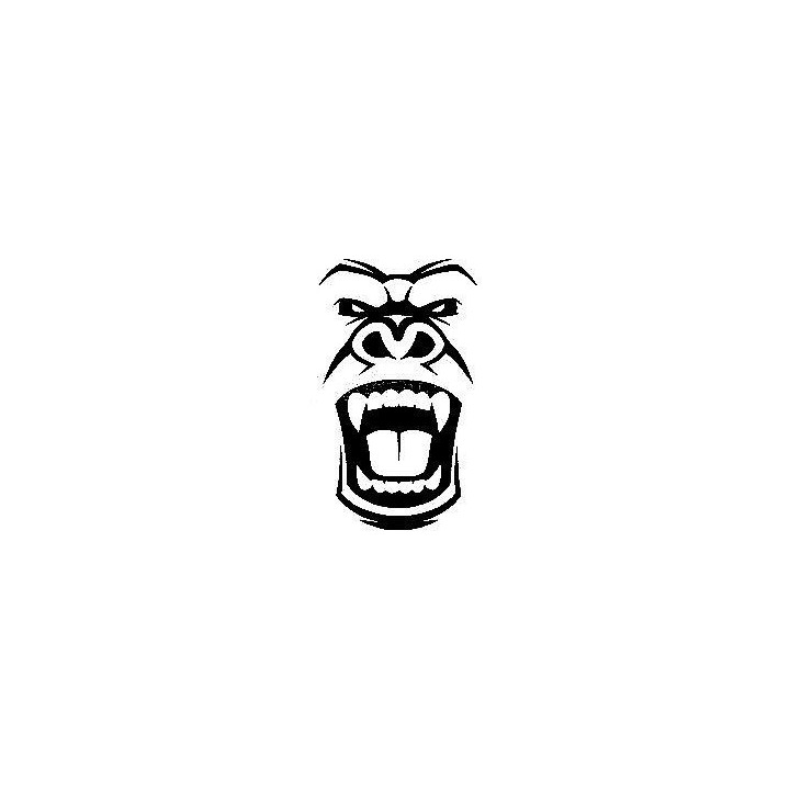 Gorilla Vinyl Decal Sticker V26 - DecalsHouse
