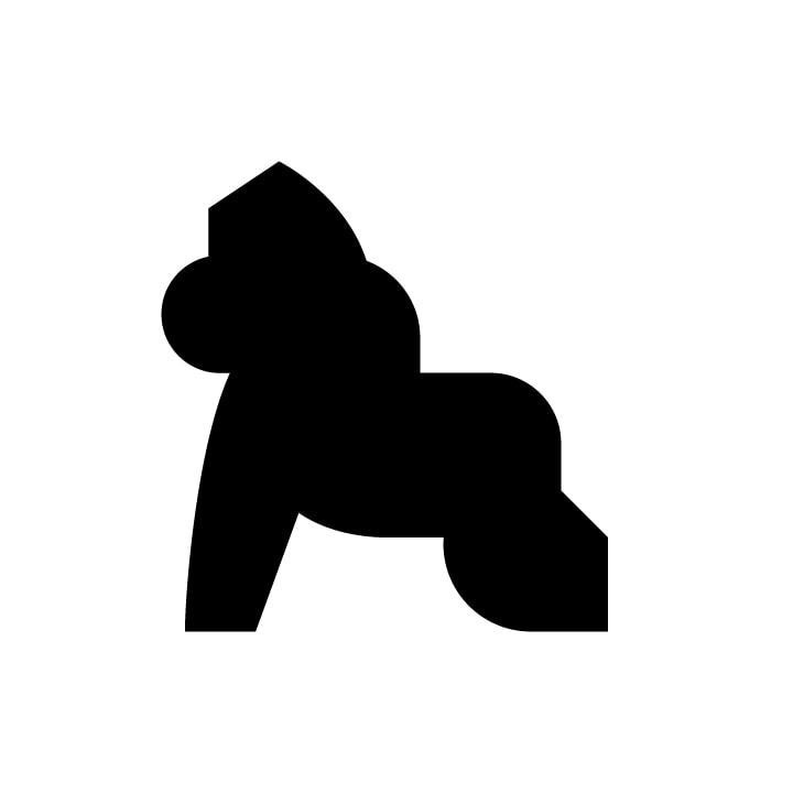 Gorilla Vinyl Decal Sticker V35 - DecalsHouse