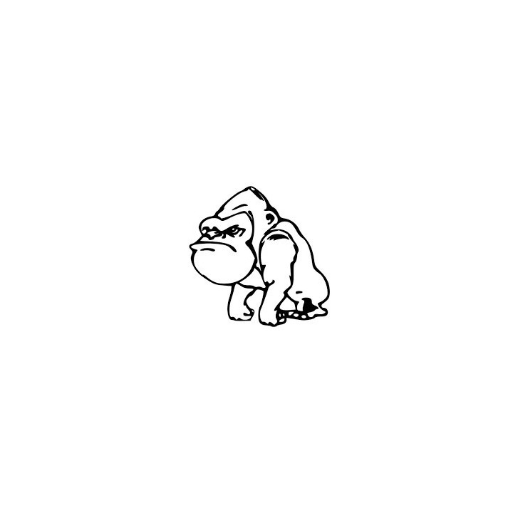 Gorilla Vinyl Decal Sticker V41 - DecalsHouse