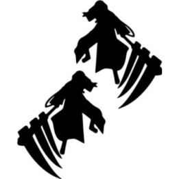 Naruto Hidan Akatsuki Stickers – Jashin Decals (2-Pack)