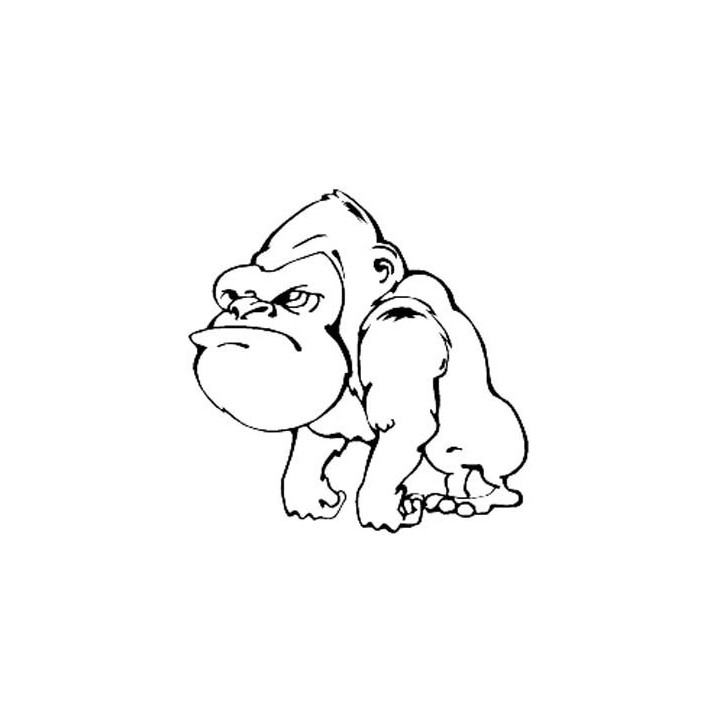 Gorilla Vinyl Decal Sticker V52 - DecalsHouse