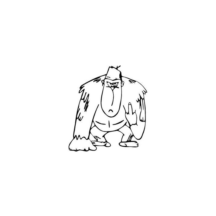 Gorilla Vinyl Decal Sticker V53 - DecalsHouse