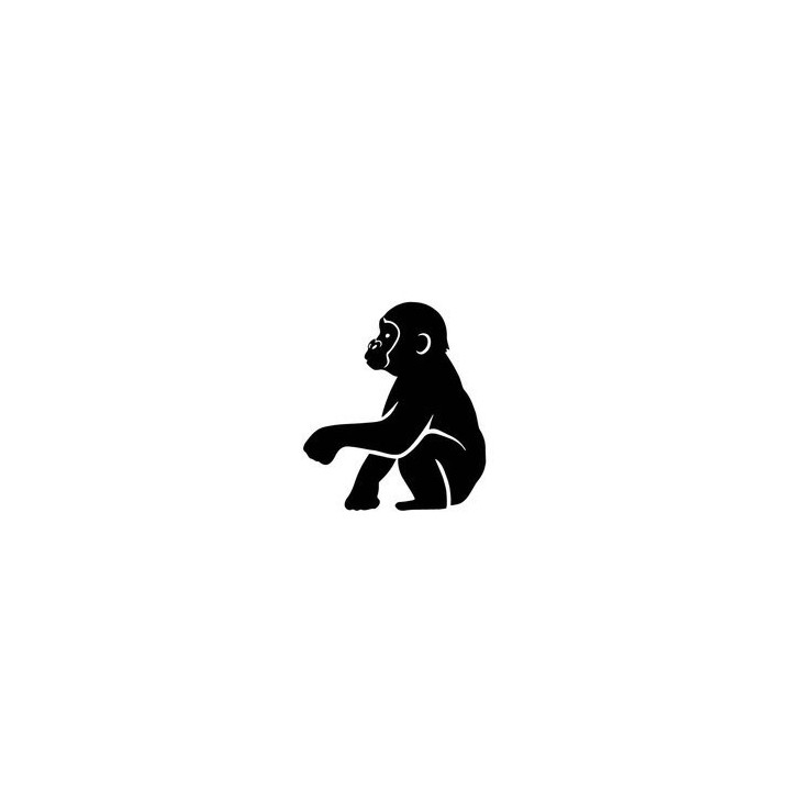 Gorilla Vinyl Decal Sticker V60 - DecalsHouse