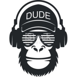 Gorilla Vinyl Decal Sticker V68 - DecalsHouse