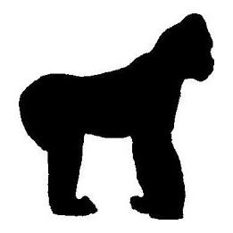 Gorilla Vinyl Decal Sticker V76 - DecalsHouse