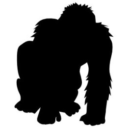 Gorilla Vinyl Decal Sticker V79 - DecalsHouse