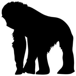 Gorilla Vinyl Decal Sticker V82 - DecalsHouse