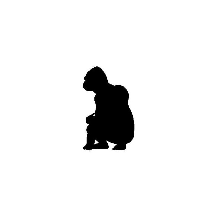 Gorilla Vinyl Decal Sticker V9 - DecalsHouse