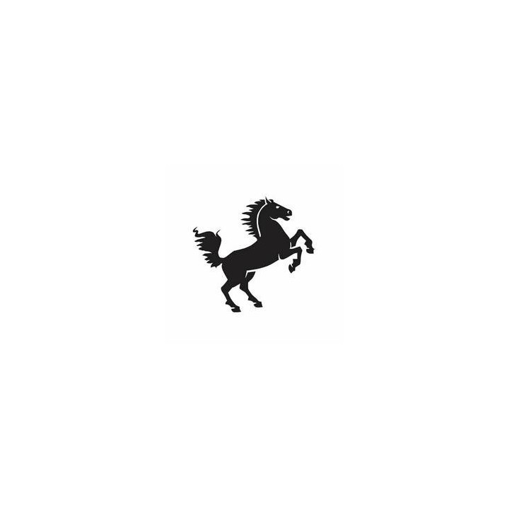 Rearing Horse Stickers – Stallion Silhouette Decals (2-Pack)