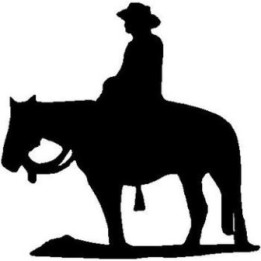 Western Horse & Rider Stickers – Cowboy Decals (2-Pack)