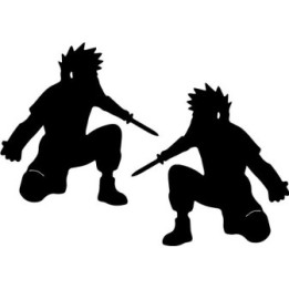 Kakashi Hatake Stickers – Naruto Anime Decals (2-Pack)