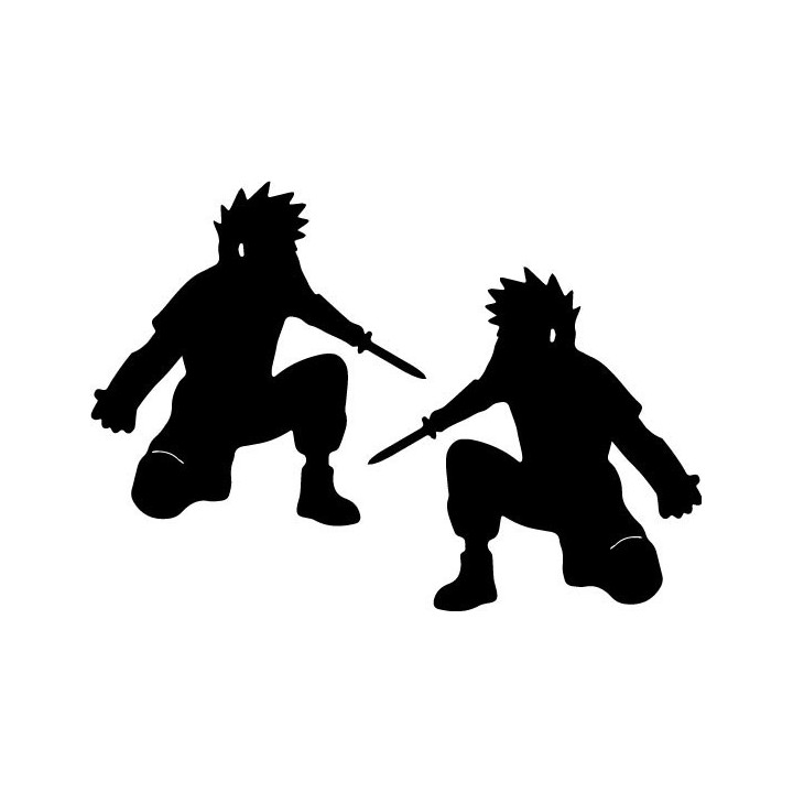 Kakashi Hatake Stickers – Naruto Anime Decals (2-Pack)