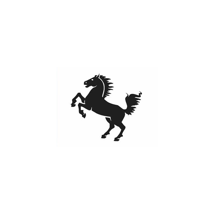 Rearing Horse Stickers – Equestrian Silhouette Decals (2-Pack)