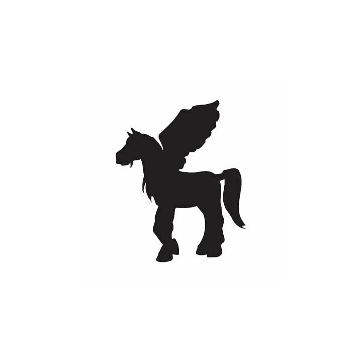 Pegasus Winged Horse Stickers – Silhouette Decals (2-Pack)