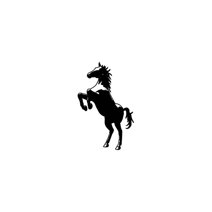 Rearing Horse Stickers – Mustang Silhouette Decals (2-Pack)