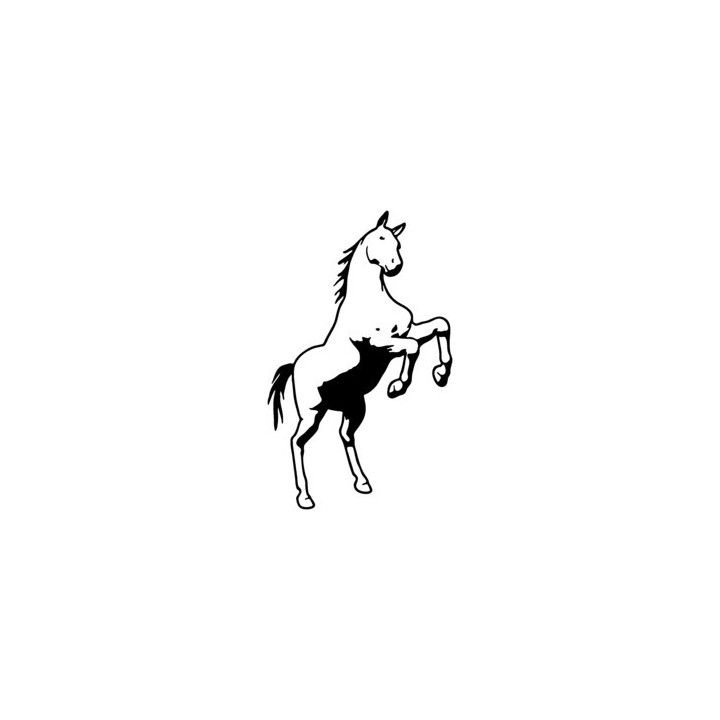 Horse Rearing Stickers – Equestrian Decals (2-Pack)