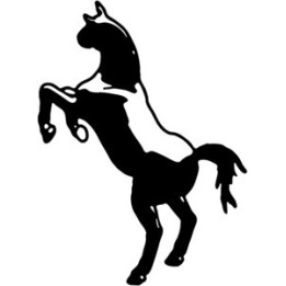 Rearing Horse Stickers – Equestrian Decals (2-Pack)