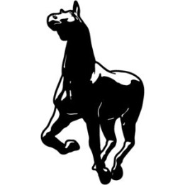 Horse Rearing Stickers – Equestrian Decals (2-Pack)