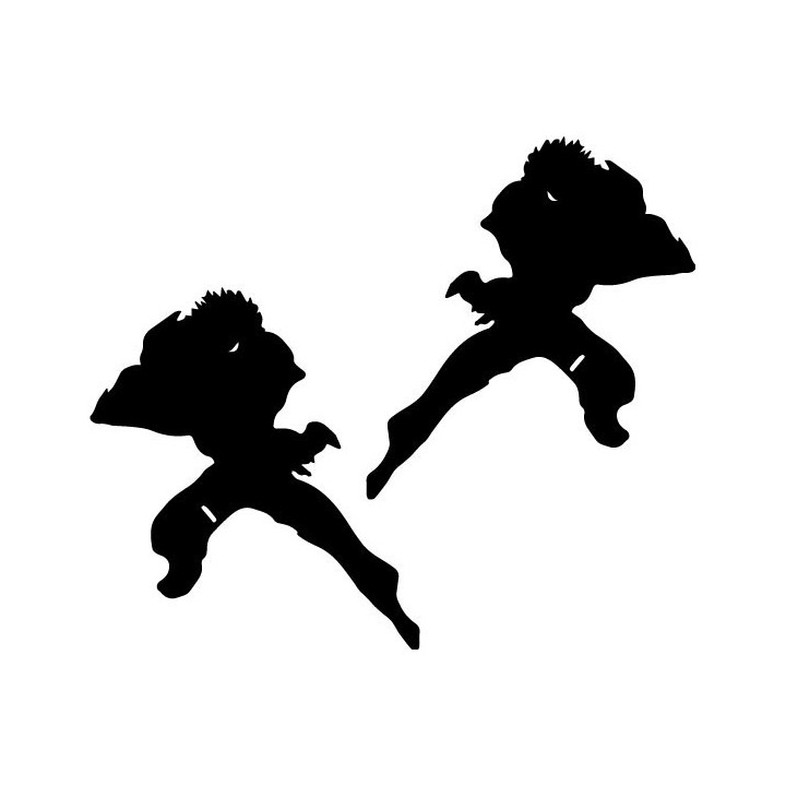 Naruto Kiba Inuzuka Stickers – Akamaru Decals (2-Pack)