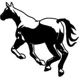 Horse Stickers – Galloping Equine Decals (2-Pack)