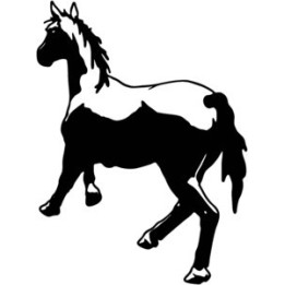 Horse Stickers – Equestrian Mustang Decals (2-Pack)