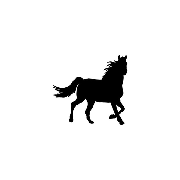 Horse Silhouette Stickers – Equestrian Decals (2-Pack)