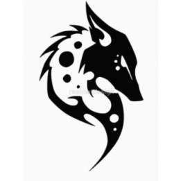 Hyena Vinyl Decal Sticker V4 - DecalsHouse