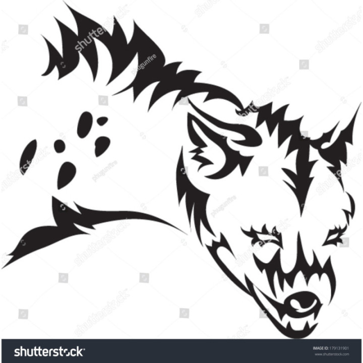 Hyena Vinyl Decal Sticker V5 - DecalsHouse