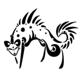 Hyena Vinyl Decal Sticker V6 - DecalsHouse