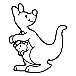 Kangaroo Vinyl Decal Sticker V10 - DecalsHouse