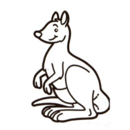 Kangaroo Vinyl Decal Sticker V12 - DecalsHouse
