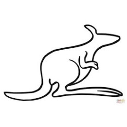 Kangaroo Vinyl Decal Sticker V17 - DecalsHouse