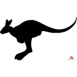 Kangaroo Vinyl Decal Sticker V22 - DecalsHouse
