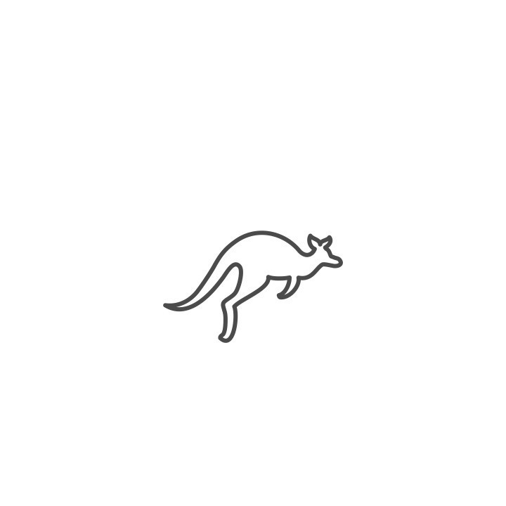 Kangaroo Vinyl Decal Sticker V7 - DecalsHouse