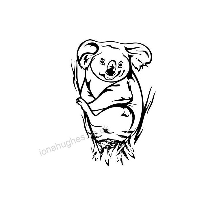 Koala Bear Vinyl Decal Sticker V21 - DecalsHouse