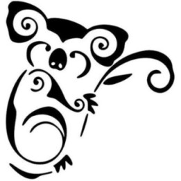 Koala Bear Vinyl Decal Sticker V23 - DecalsHouse