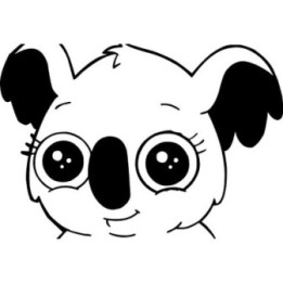 Koala Bear Vinyl Decal Sticker V3 - DecalsHouse