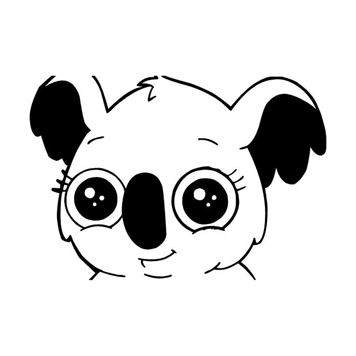 Koala Bear Vinyl Decal Sticker V3 - DecalsHouse