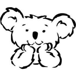 Koala Bear Vinyl Decal Sticker V7 - DecalsHouse