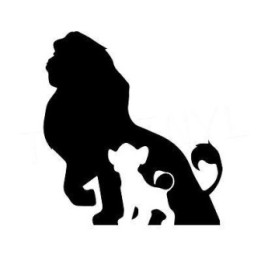 Lion Vinyl Decal Sticker V22 - DecalsHouse