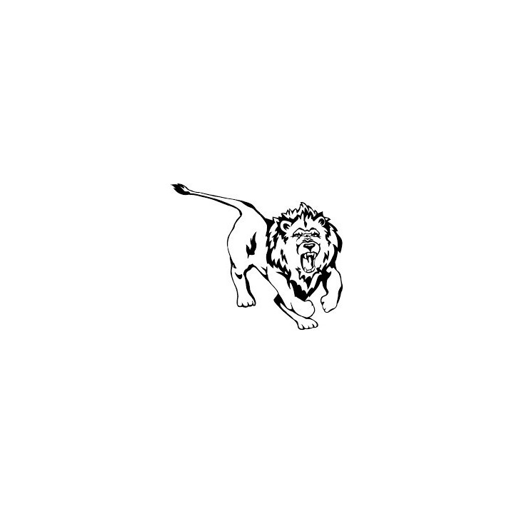 Lion Vinyl Decal Sticker V33 - DecalsHouse