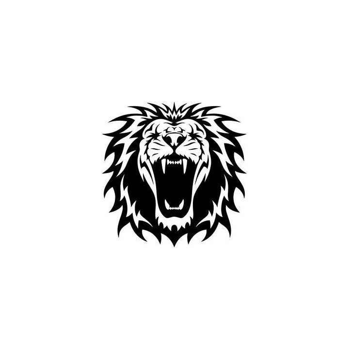 Lion Vinyl Decal Sticker V4 - DecalsHouse