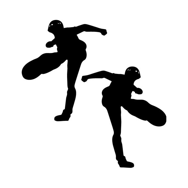 Might Guy Stickers – Naruto Eight Gates Decals (2-Pack)