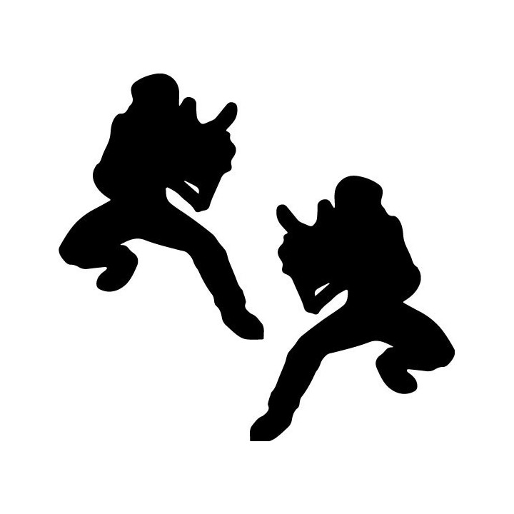 Might Guy Stickers – Naruto Taijutsu Anime Decals (2-Pack)