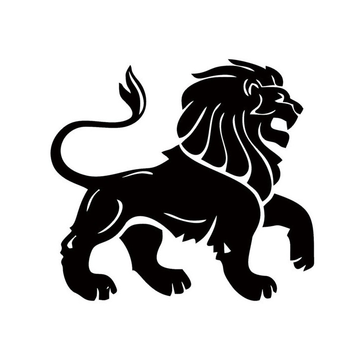 Lion Vinyl Decal Sticker V93 - DecalsHouse