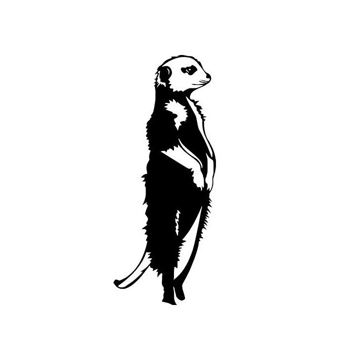 Meerkat Vinyl Decal Sticker V14 - DecalsHouse