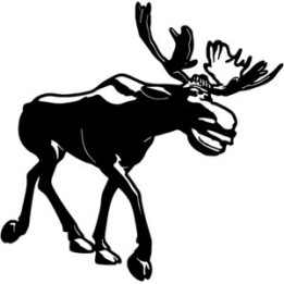 Moose Vinyl Decal Sticker V13 - DecalsHouse