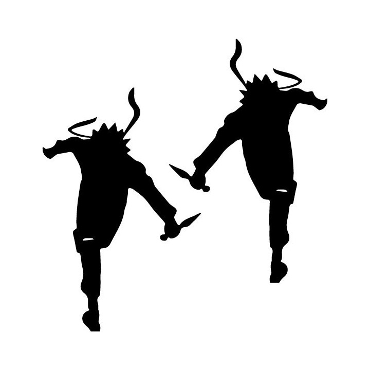 Naruto Uzumaki Stickers – Ninja Anime Decals (2-Pack)