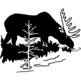 Moose Vinyl Decal Sticker V3 - DecalsHouse