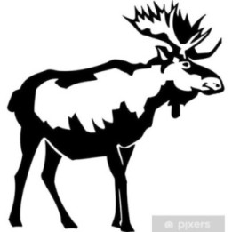 Moose Vinyl Decal Sticker V42 - DecalsHouse